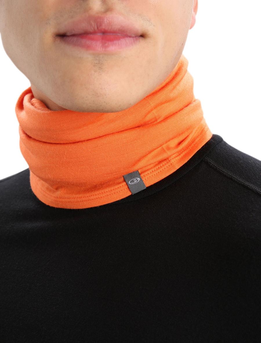 Icebreaker Unisex Merino Flexi Chute Női Sál Narancssárga | HU 1454KORI